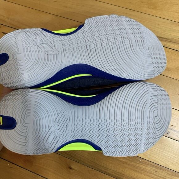 New Under Armour Men's Size 11 UA Curry 7 Royal Any Blue Grey Green Basketball - Picture 12 of 12